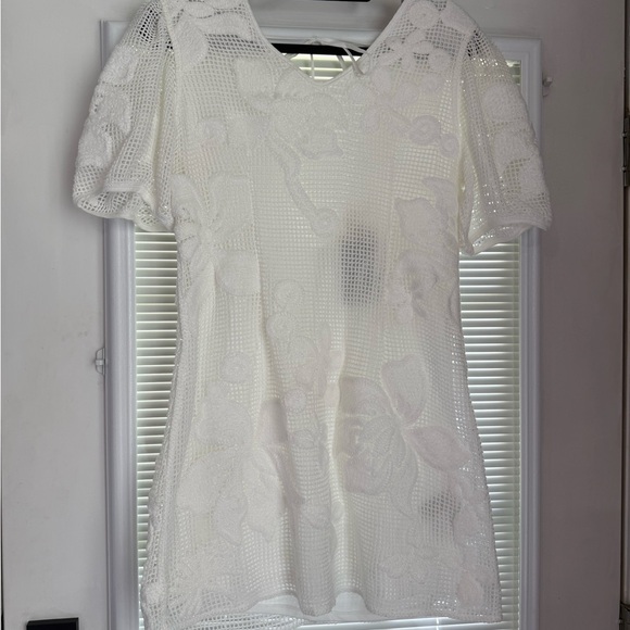 H&M Elegant White Crochet Dress - Picture 3 of 4